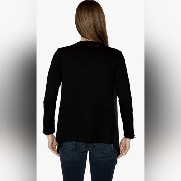 Velvet By Graham & Spencer French Terry Faux Sherpa Jacket Size XS - Picture 10 of 10